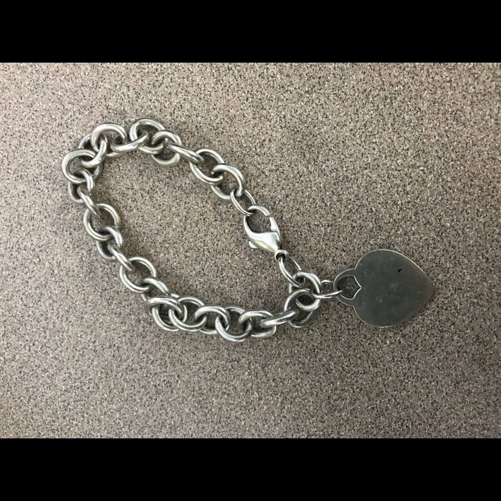 Tiffany Hearts heart tag charm bracelet